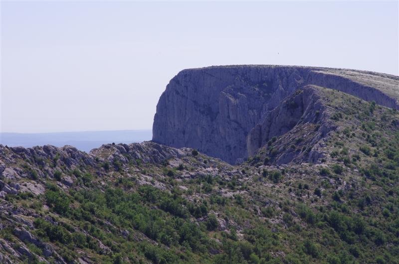 La crète depuis le pic des mouches