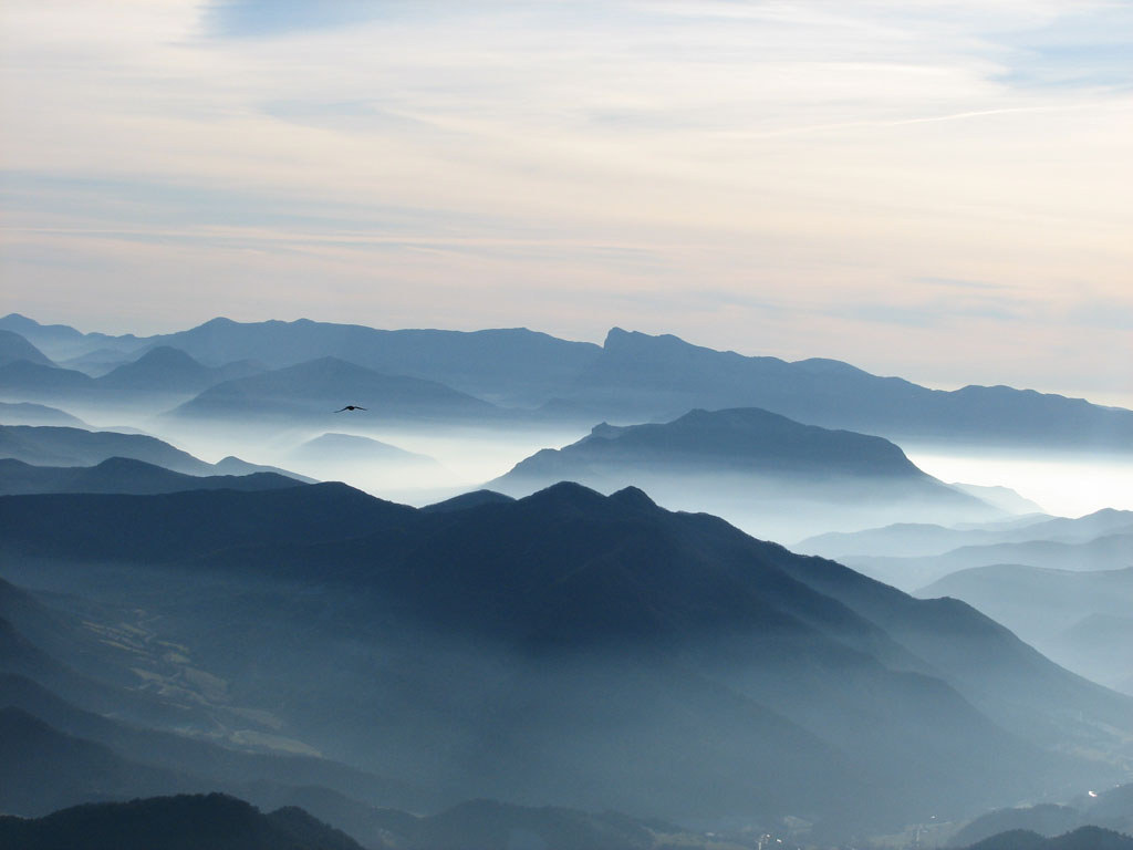 La Vallée de la Drôme vue de Porte d'Urle