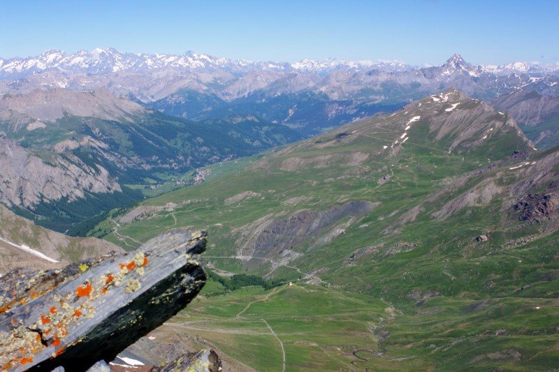 Du massif des Écrins au grand Rochebrune (tête des Toillies)