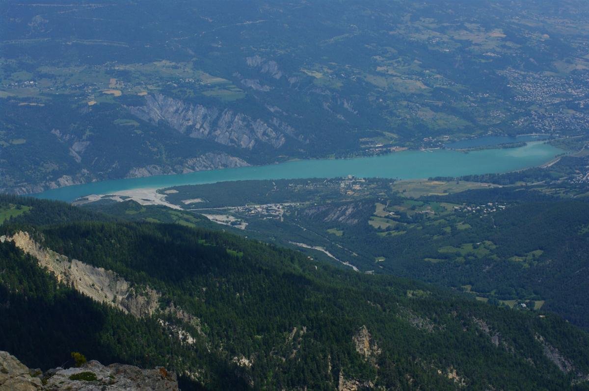 lac de Serre-Ponçon, partie amont