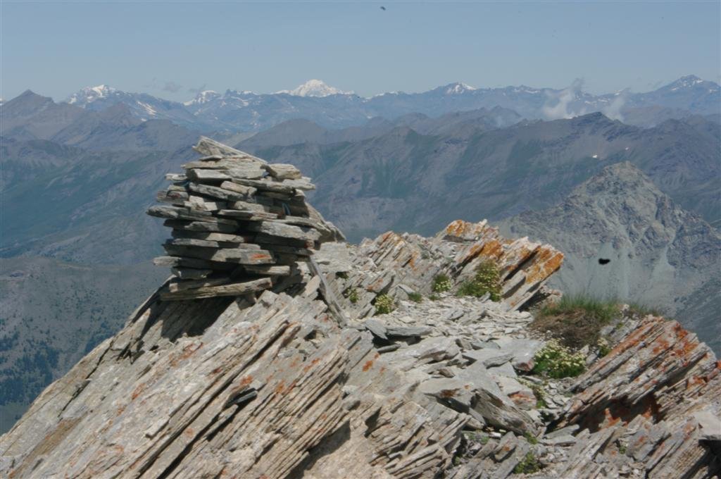Grande Casse, Mont Blanc, pointe de Ronce et pic Charbonnel