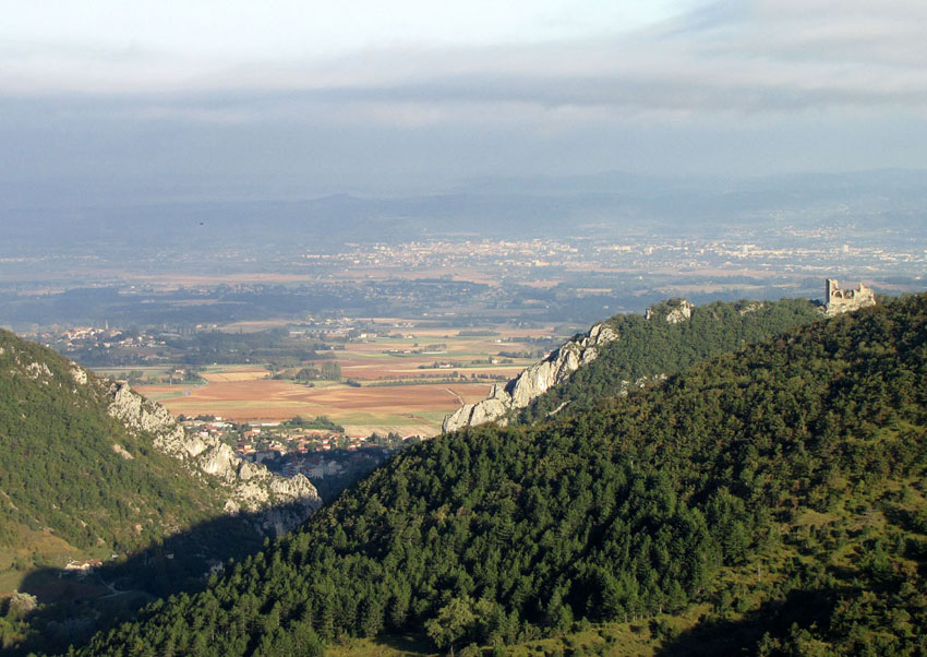 Vue sur Romans-sur-Isère, Bourg-de-Péage.
